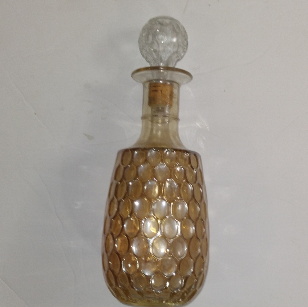 Vintage Carnival Glsss Decanter